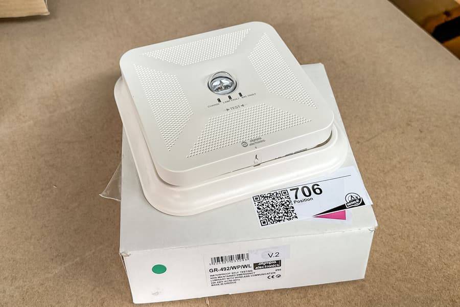 LED Notleuchte Olympia Electronics NL-GR-492/WP/WL